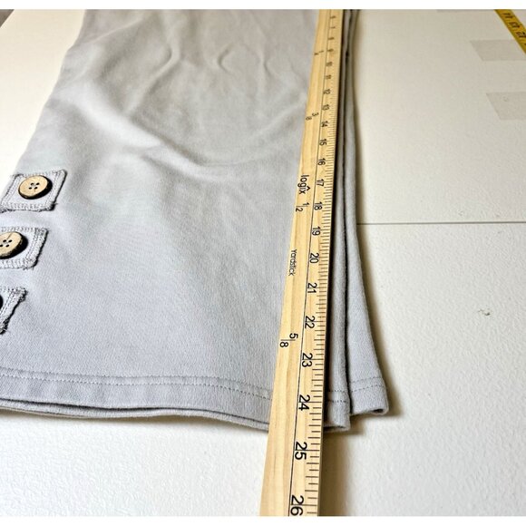 Escape By Habitat Size Medium Terry Cropped Pants Pull On Pockets Cottage Cozy - Picture 6 of 8